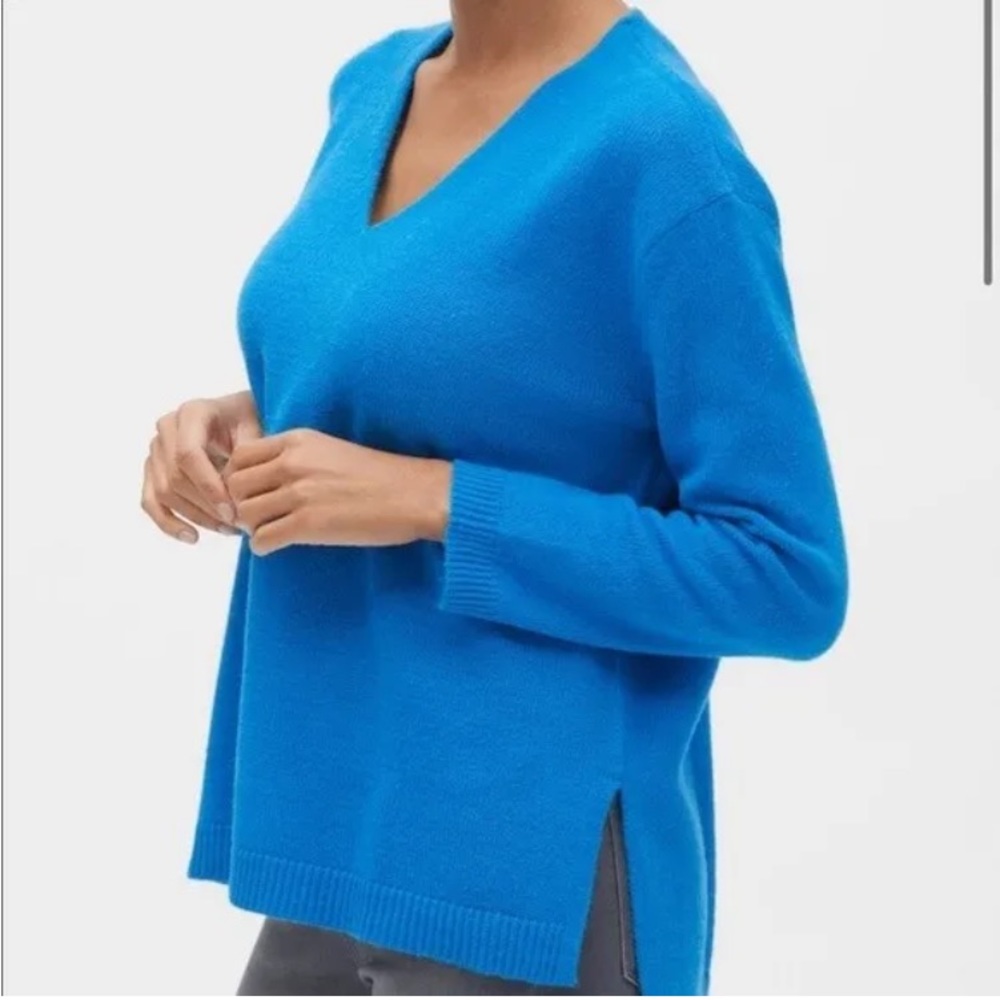Banana Republic Factory Blue Cozy Sweater